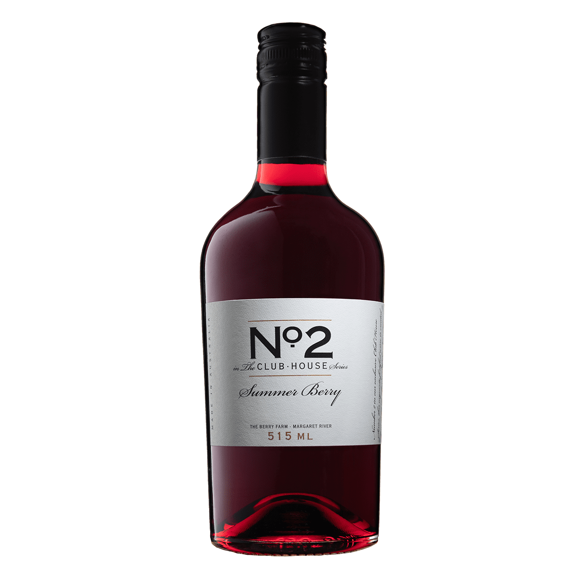 A bottle of Club House Series number 2 Summer Berry
