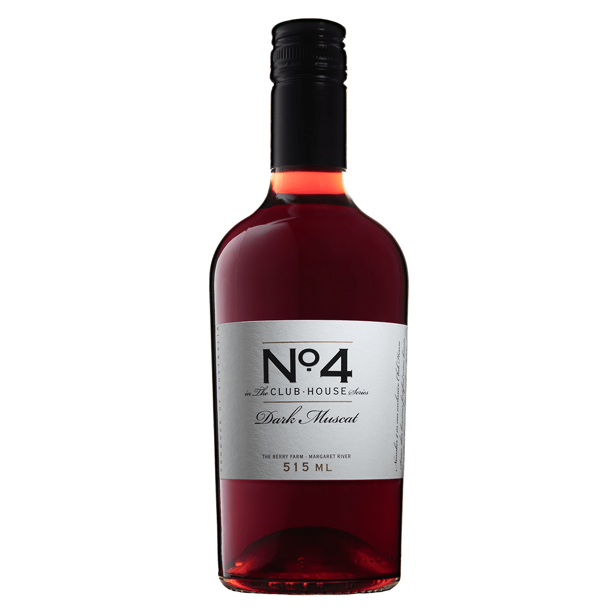A bottle of Club House Series number 4 Dark Muscat