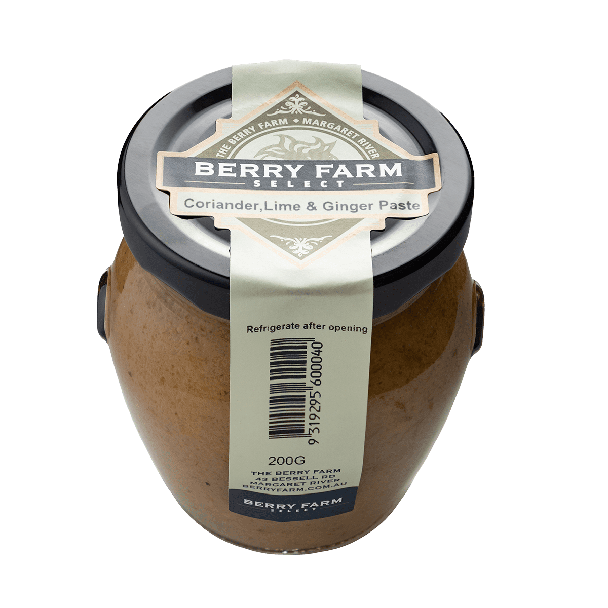 A jar of Coriander, Lime & Ginger Paste