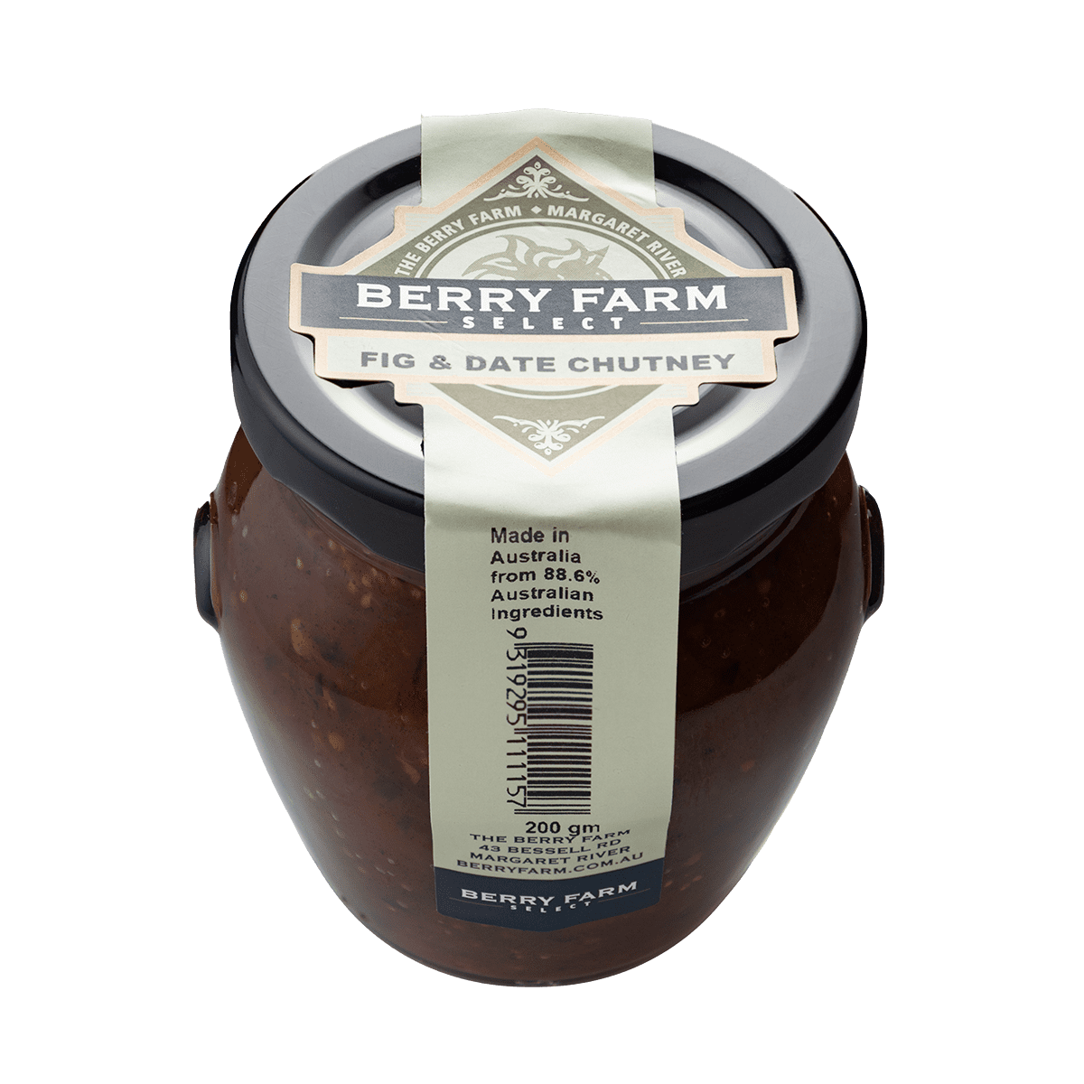 A jar of Fig & Date Chutney