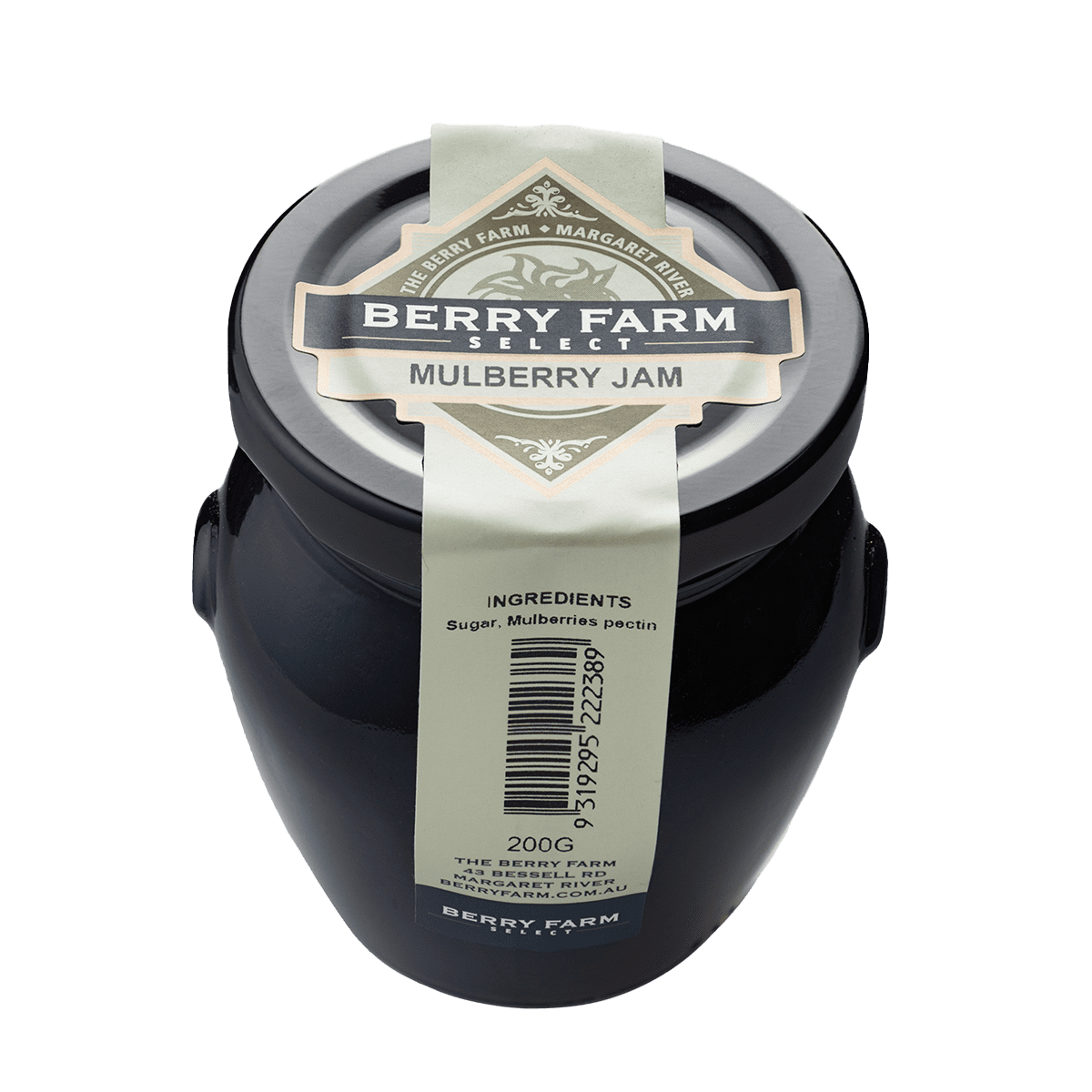 A jar of Mulberry Jam