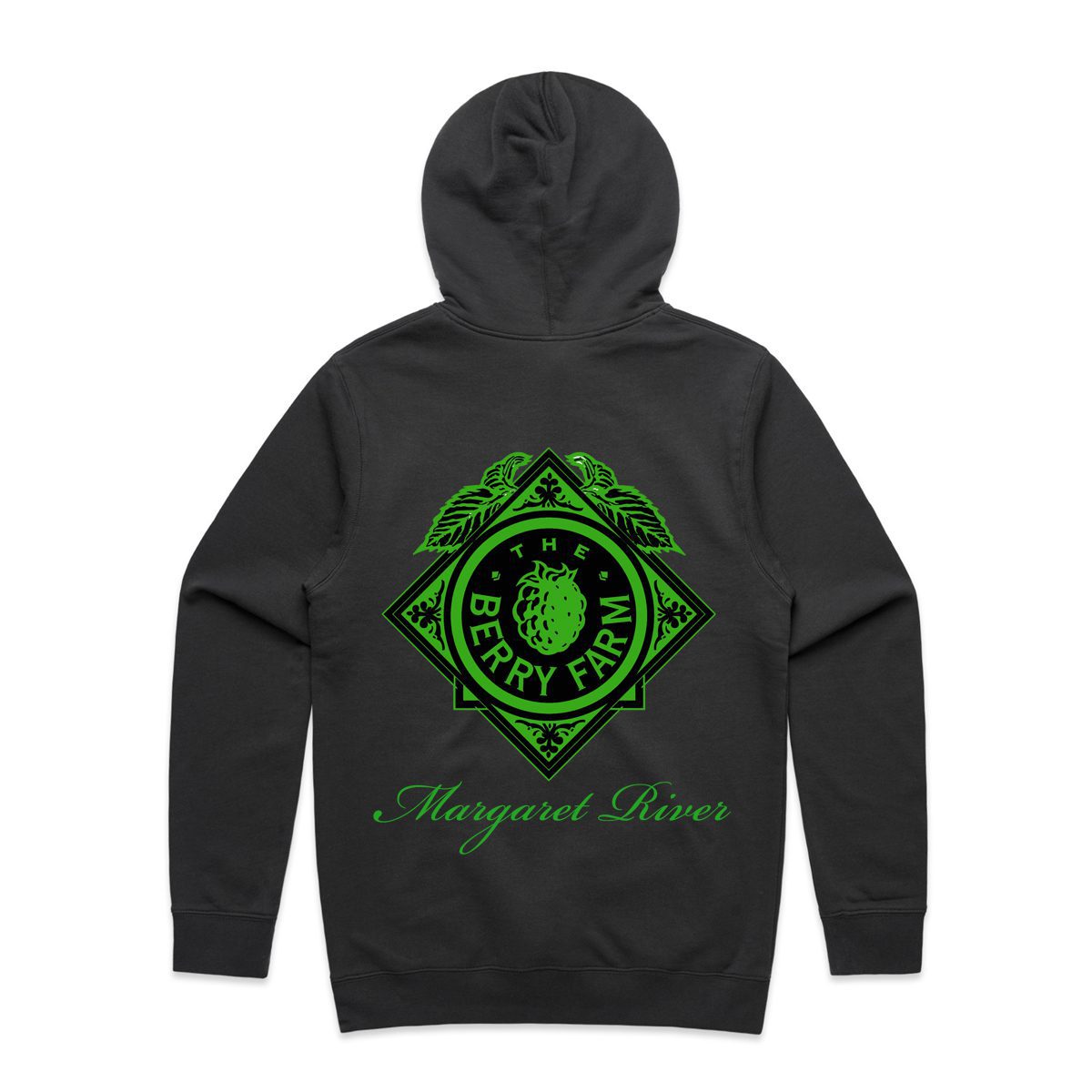 Berry Farm Hoodie Charcoal - Image 2