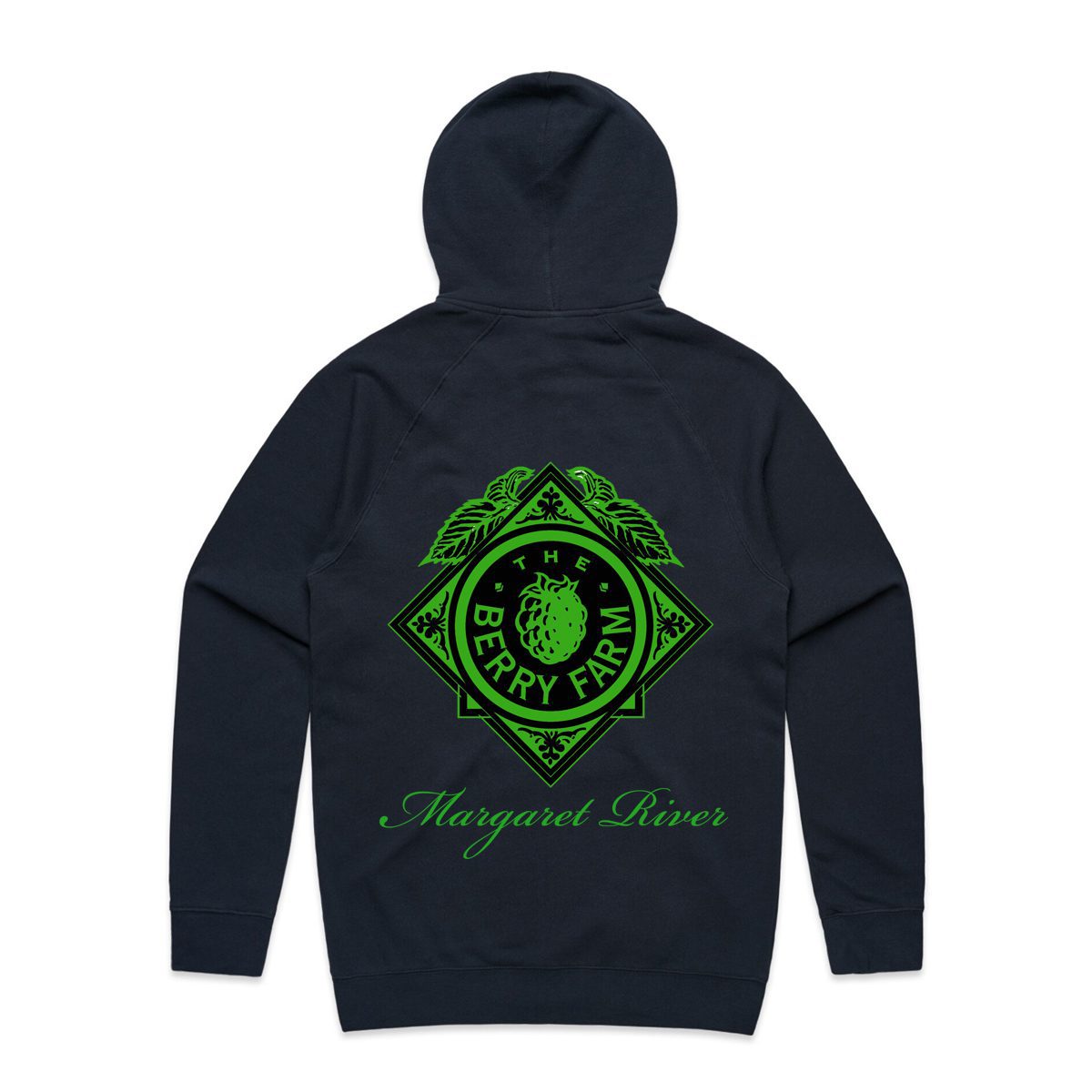 Berry Farm Hoodie With Zip Navy - Image 2
