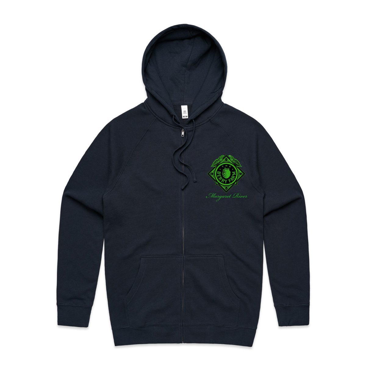 Berry Farm Hoodie With Zip Navy