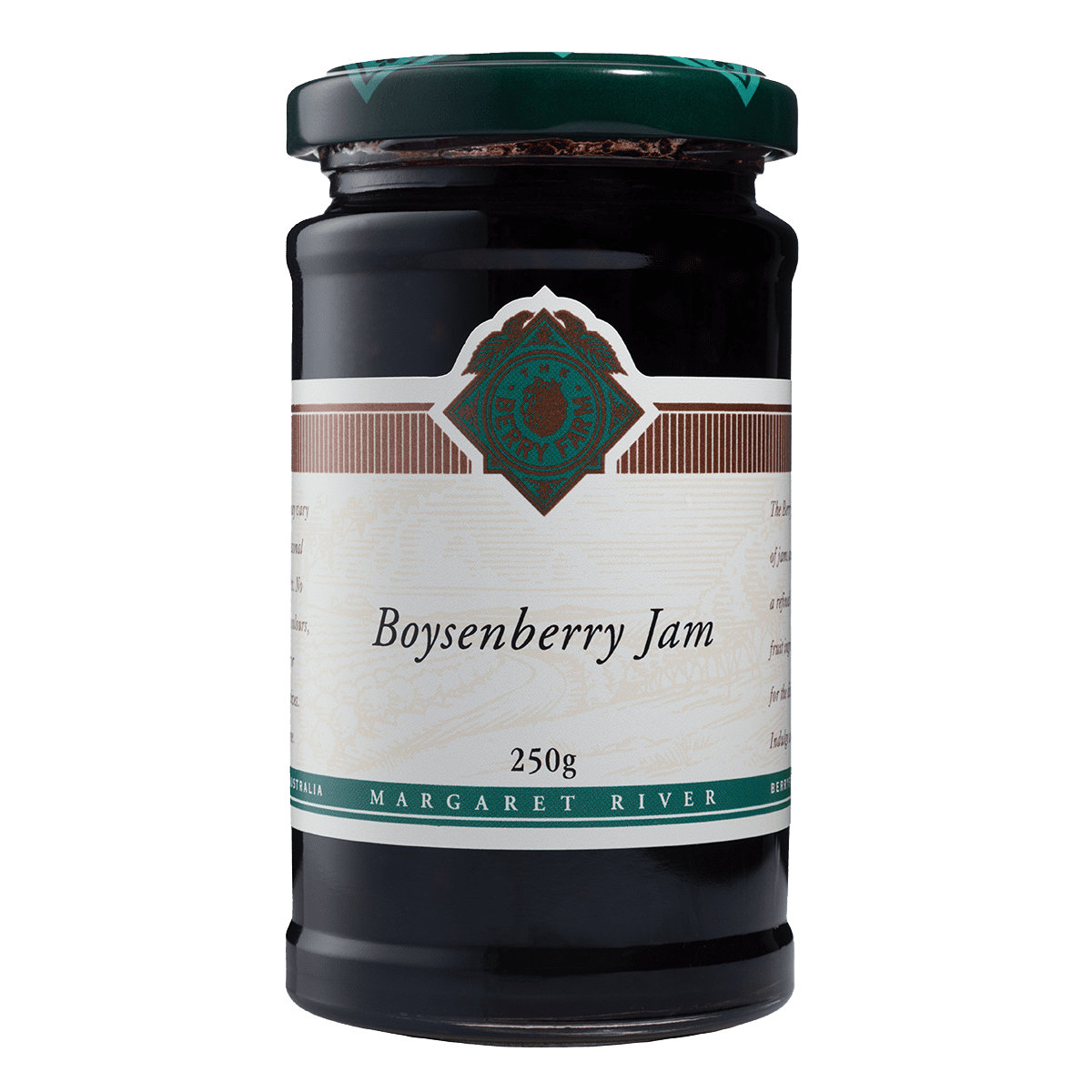 A jar of Boysenberry Jam