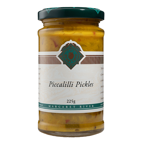 A jar of Piccalilli Pickles