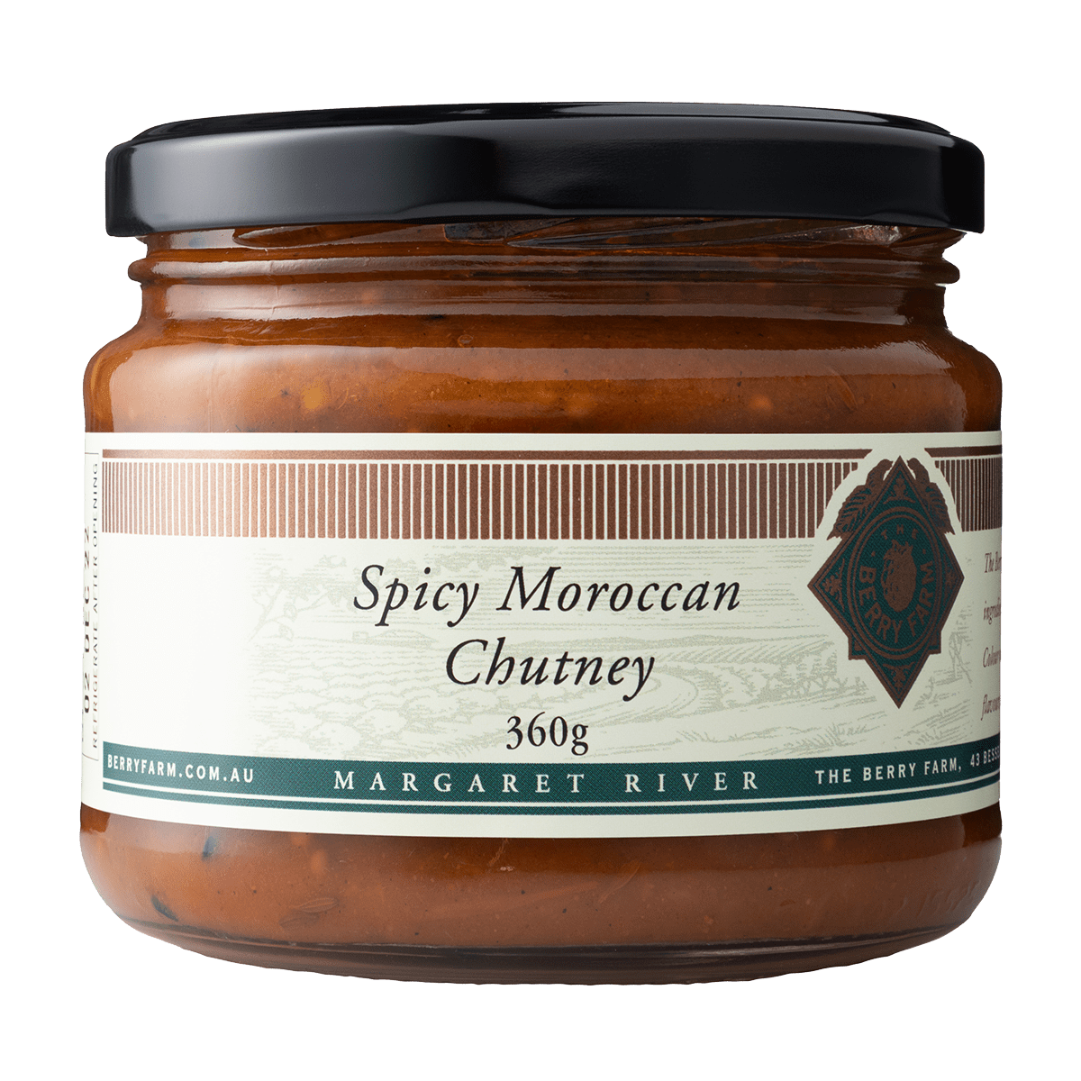 A jar of Spicy Moroccan Chutney